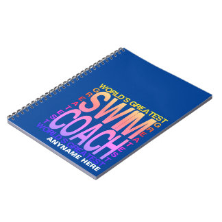 Worlds Greatest Swim Coach Notebook