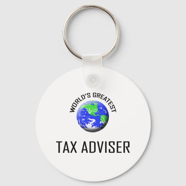 World's Greatest Tax Adviser Key Ring (Front)