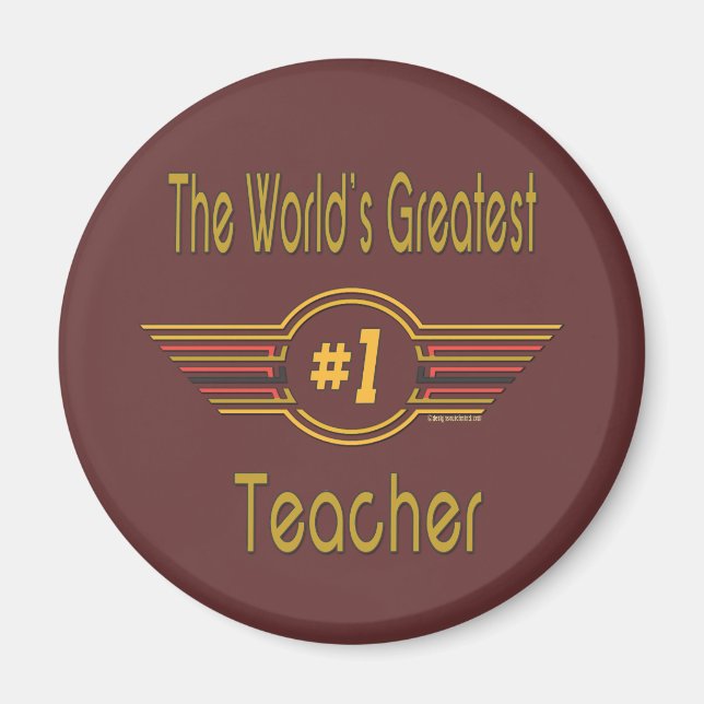 World's Greatest Teacher Magnet (Front)