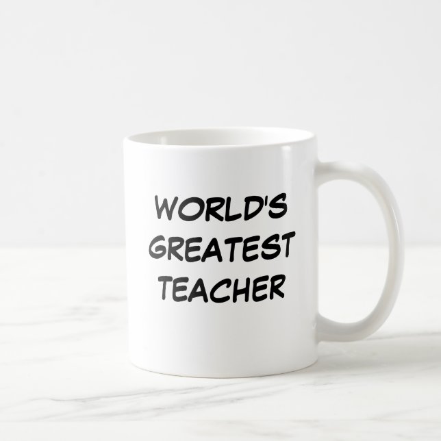 "World's Greatest Teacher" Mug (Right)