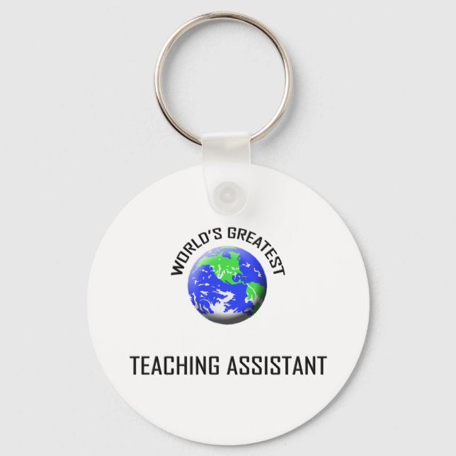 World's Greatest Teaching Assistant Key Ring (Front)