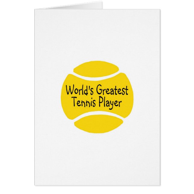 Worlds Greatest Tennis Player (Front)