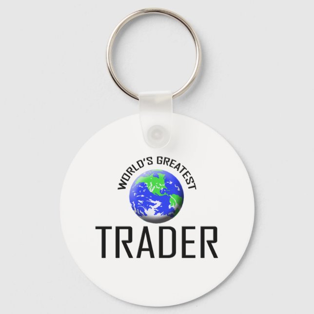 World's Greatest Trader Key Ring (Front)