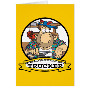 WORLDS GREATEST TRUCKER MEN CARTOON