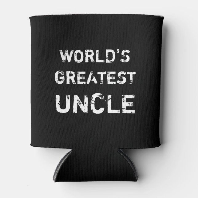 World's Greatest Uncle can cooler (Front)