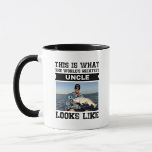 World's greatest uncle custom photo name template mug