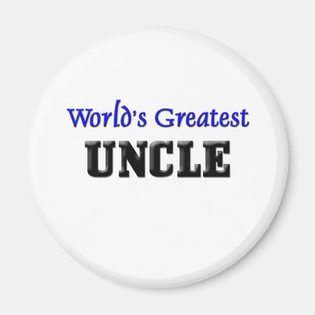 World's Greatest Uncle Magnet (Front)