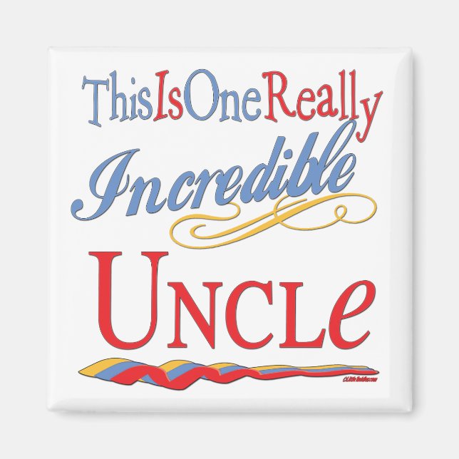 World's Greatest Uncle Magnet (Front)