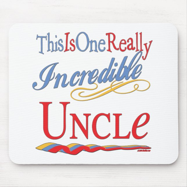 World's Greatest Uncle Mouse Pad (Front)