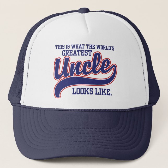 World's Greatest Uncle Trucker Hat (Front)