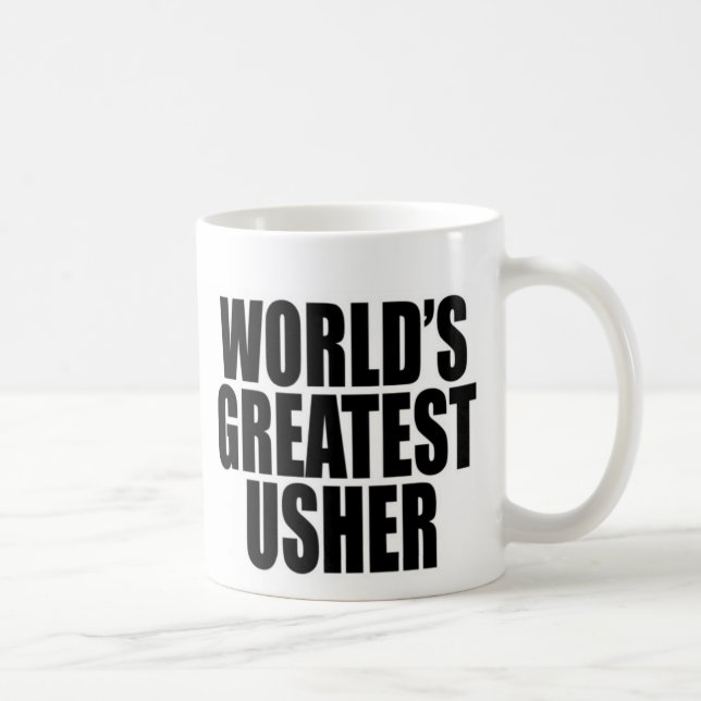 World's Greatest Usher Coffee Mug (Right)