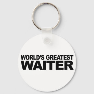 World's Greatest Waiter Key Ring