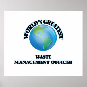 World's Greatest Waste Management Officer Poster