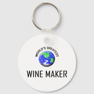 World's Greatest Wine Maker Key Ring