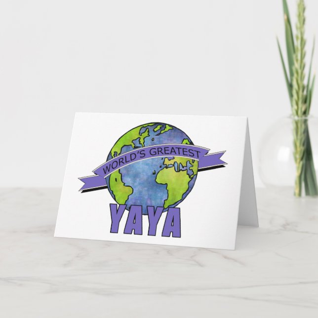 World's Greatest YaYa Card (Front)