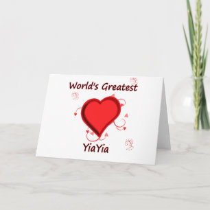 World's Greatest yiayia Card