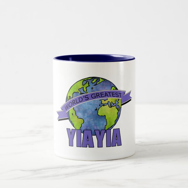 World's Greatest YiaYia Two-Tone Coffee Mug (Center)