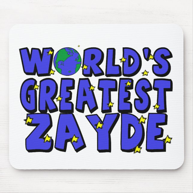 World's Greatest Zayde Mouse Pad (Front)