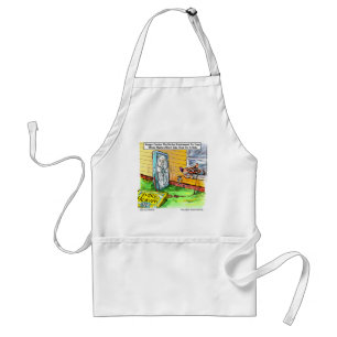 Worlds Happiest Dog Funny Tees Mugs & Gifts Standard Apron