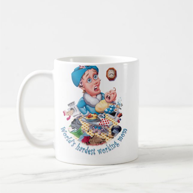 World's hardest working mum coffee mug (Left)