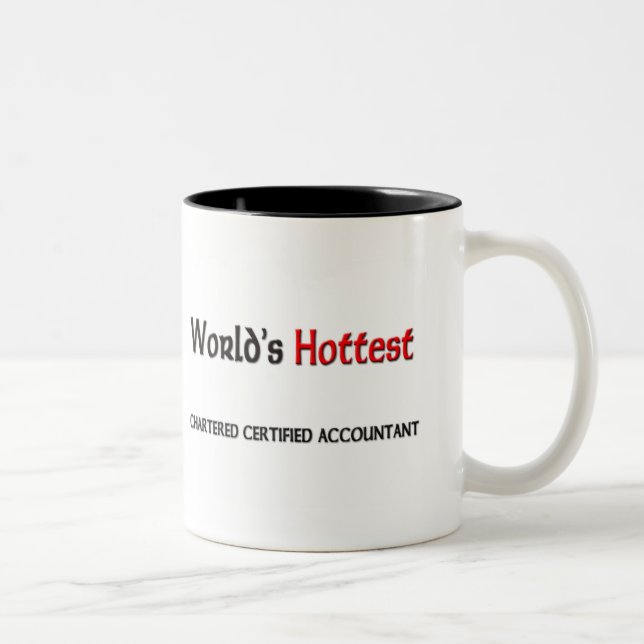 Worlds Hottest Chartered Certified Accountant Two-Tone Coffee Mug (Right)