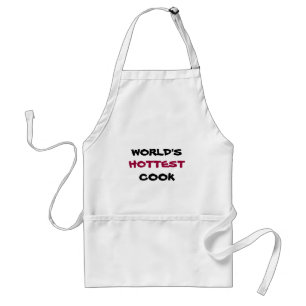 WORLD'S, HOTTEST, COOK apron