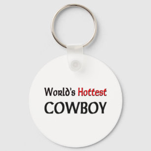 Worlds Hottest Cowboy Key Ring