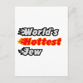 World's Hottest Jew Postcard