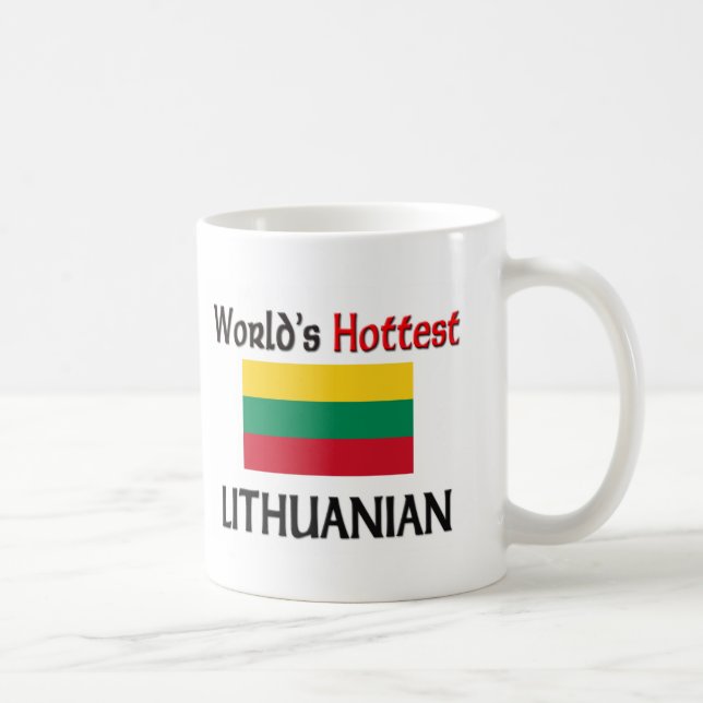 World's Hottest Lithuanian Coffee Mug (Right)