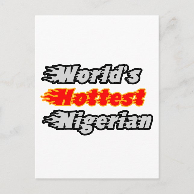 World's Hottest Nigerian Postcard (Front)