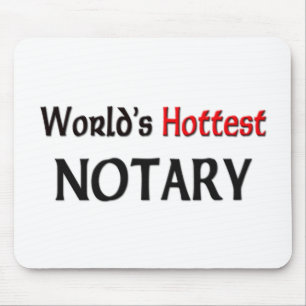 Worlds Hottest Notary Mouse Pad