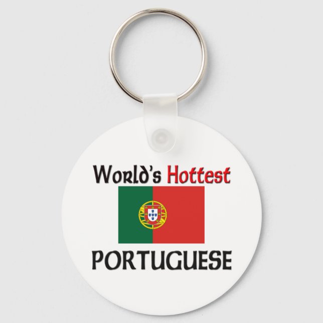 World's Hottest Portuguese Key Ring (Front)