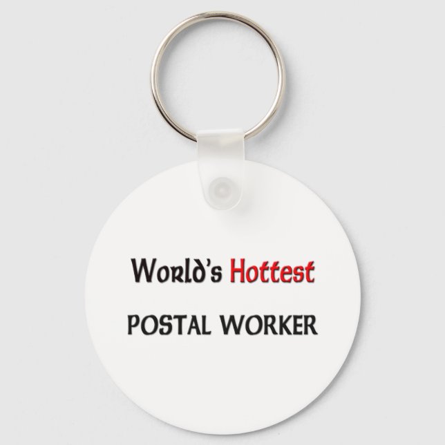 Worlds Hottest Postal Worker Key Ring (Front)
