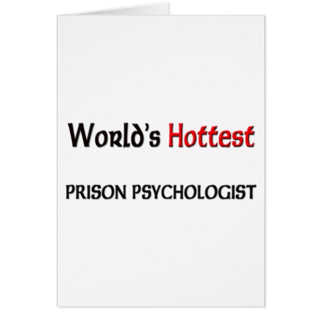 Worlds Hottest Prison Psychologist (Front)