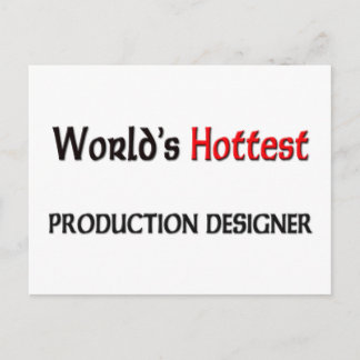 Worlds Hottest Production Designer Postcard