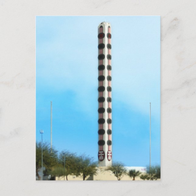 World's Largest Thermometer Postcard (Front)