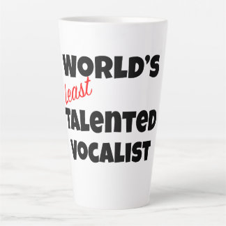 World's Least Talented Vocalist Gag Gift Mug