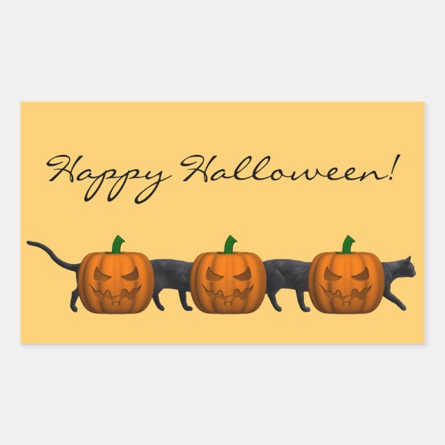 World's Longest Cat Rectangular Sticker (Front)