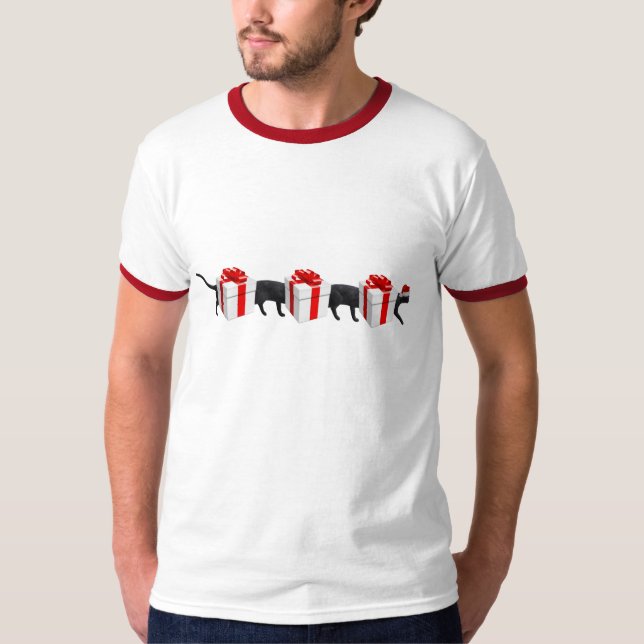 World's Longest Cat T-Shirt (Front)