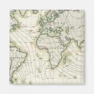 World's magnetic declination magnet