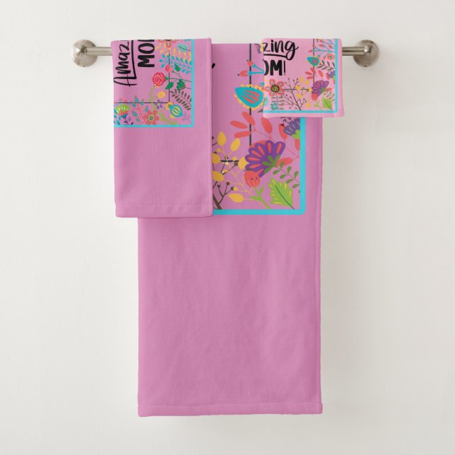World's Most Amazing Mum  Bath Towel Set (Insitu)