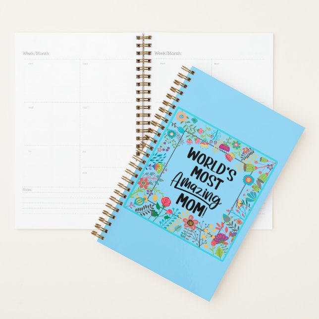 World's Most Amazing Mum  Planner (Display)