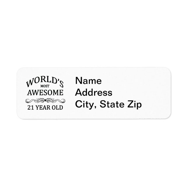 World's Most Awesome 21 Year Old (Front)
