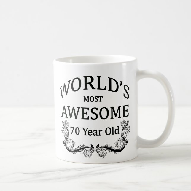 World's Most Awesome 70 Year Old Coffee Mug (Right)