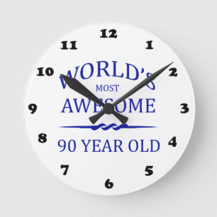 World's Most Awesome 90 Year Old Round Clock