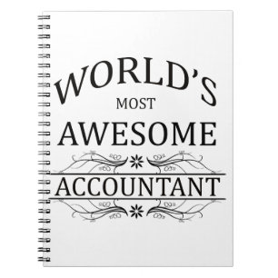 World's Most Awesome Accountant Notebook