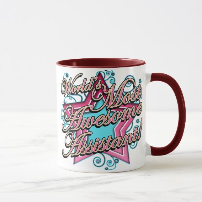 Worlds Most Awesome Assistant Mug (Right)