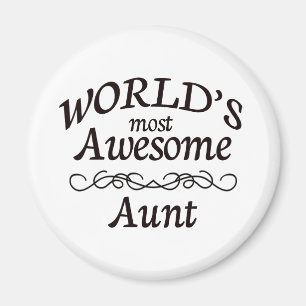 World's Most Awesome Aunt Magnet