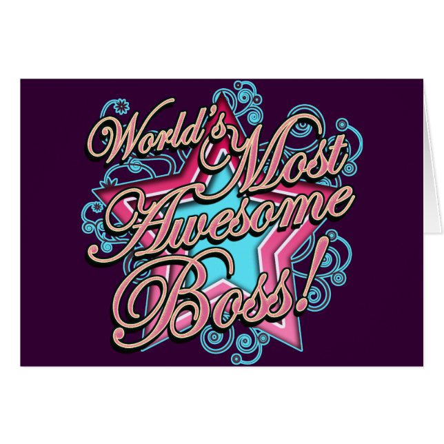 Worlds Most Awesome Boss (Front Horizontal)