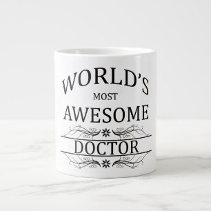World's Most Awesome Doctor Large Coffee Mug